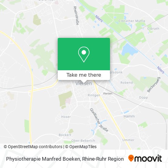 Physiotherapie Manfred Boeken map