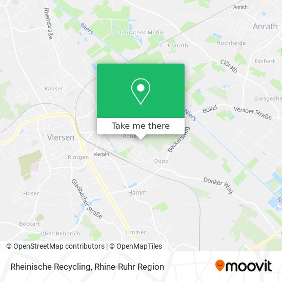 Rheinische Recycling map