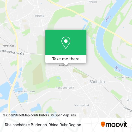 Rheinschänke Büderich map
