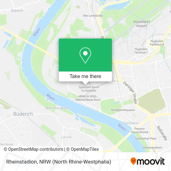 Карта Rheinstadion