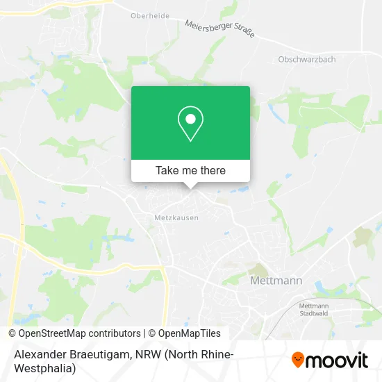 Карта Alexander Braeutigam