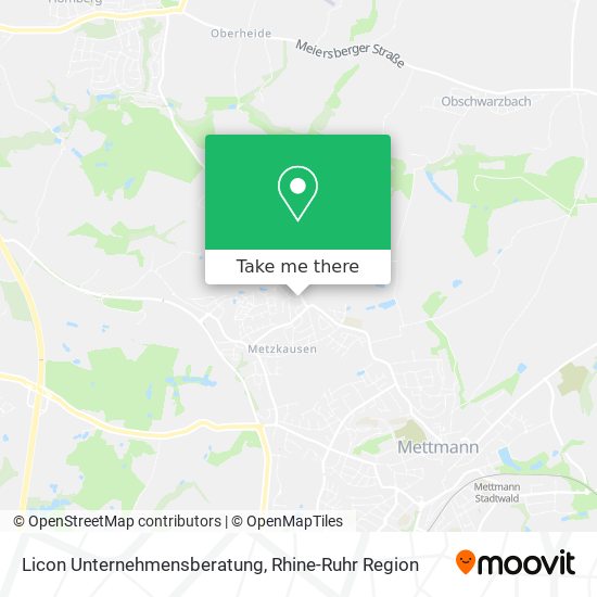 Licon Unternehmensberatung map