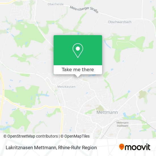 Lakritznasen Mettmann map