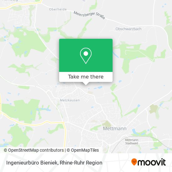 Ingenieurbüro Bieniek map