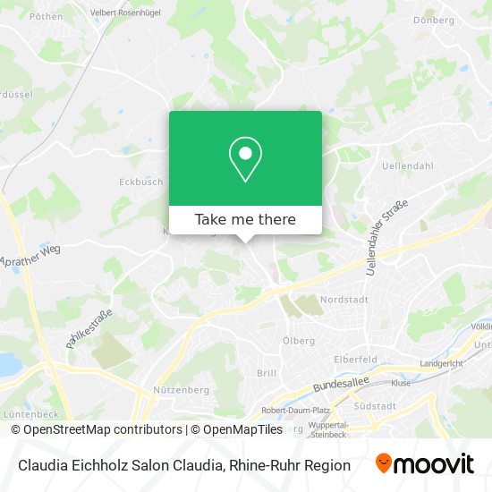 Claudia Eichholz Salon Claudia map