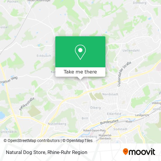 Natural Dog Store map