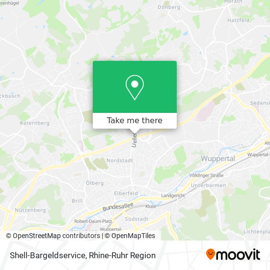 Shell-Bargeldservice map