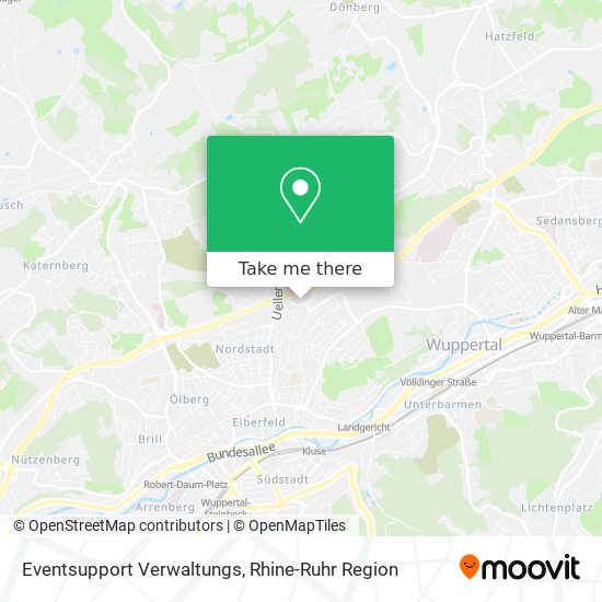 Eventsupport Verwaltungs map