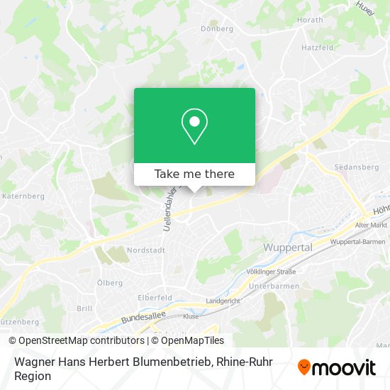Wagner Hans Herbert Blumenbetrieb map