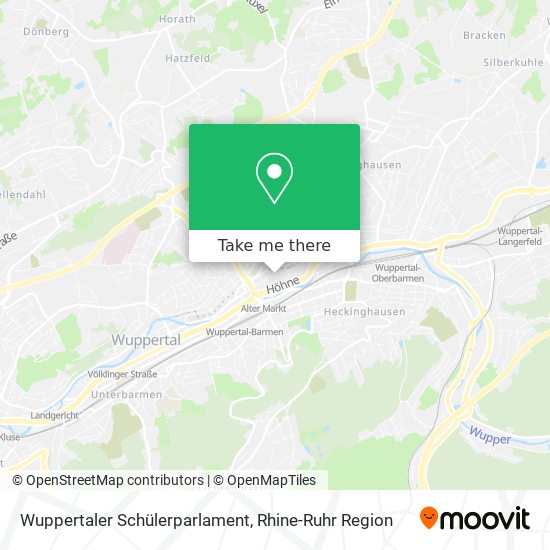 Wuppertaler Schülerparlament map