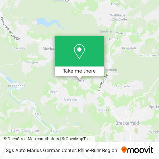 Sgs Auto Marius German Center map