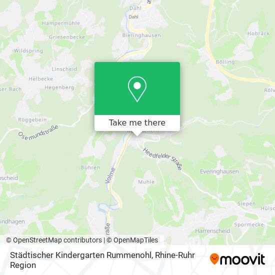 Карта Städtischer Kindergarten Rummenohl