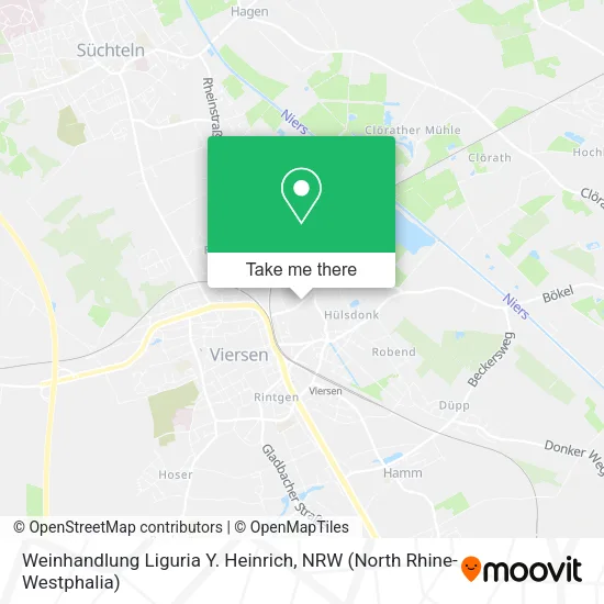 Карта Weinhandlung Liguria Y. Heinrich