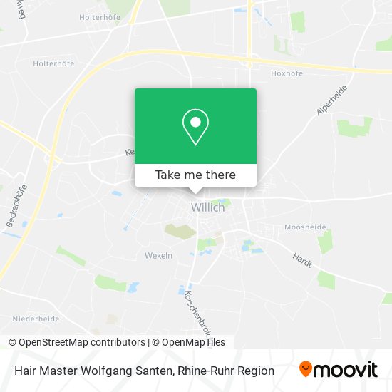 Hair Master Wolfgang Santen map