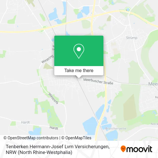 Карта Tenberken Hermann-Josef Lvm Versicherungen