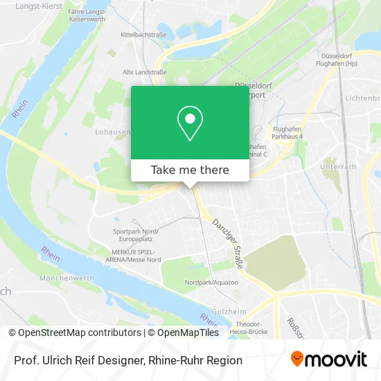 Prof. Ulrich Reif Designer map