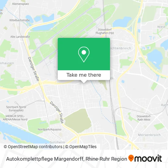 Карта Autokomplettpflege Margendorff
