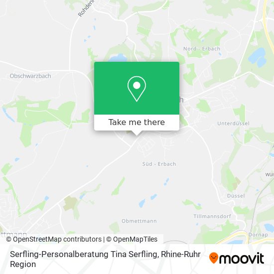 Serfling-Personalberatung Tina Serfling map