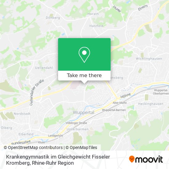 Krankengymnastik im Gleichgewicht Fisseler Kromberg map