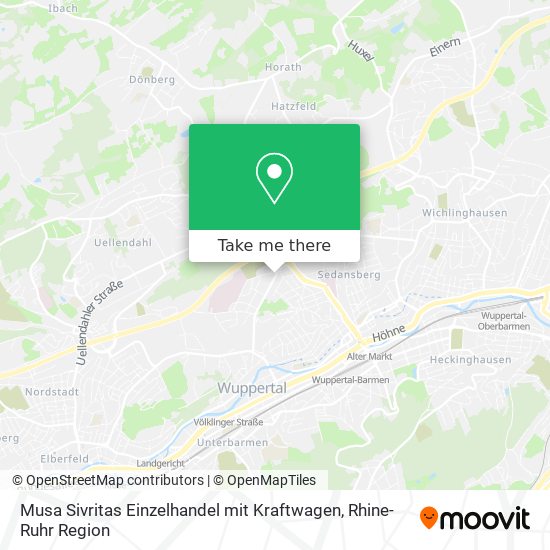 Musa Sivritas Einzelhandel mit Kraftwagen map