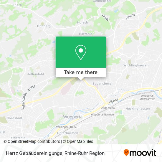 Hertz Gebäudereinigungs map