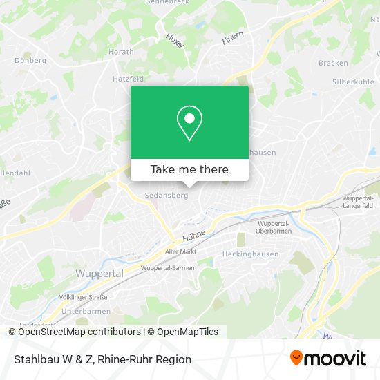 Stahlbau W & Z map