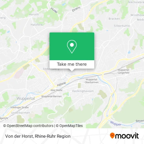 Карта Von der Horst