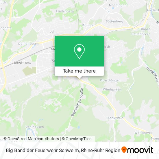 Big Band der Feuerwehr Schwelm map