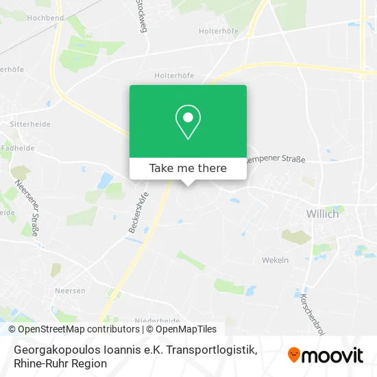 Карта Georgakopoulos Ioannis e.K. Transportlogistik