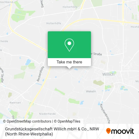 Grundstücksgesellschaft Willich mbH & Co. map