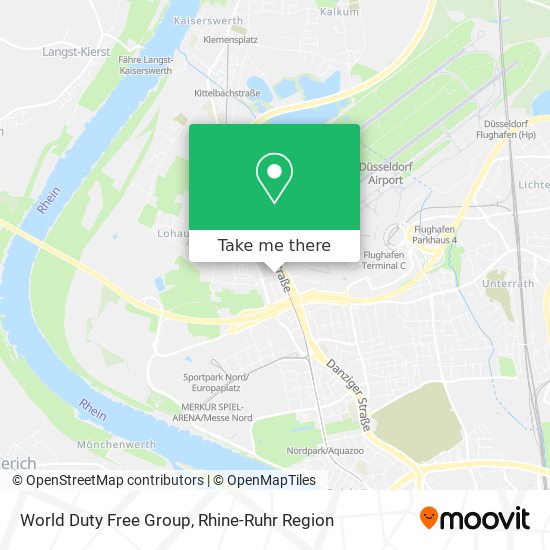World Duty Free Group map