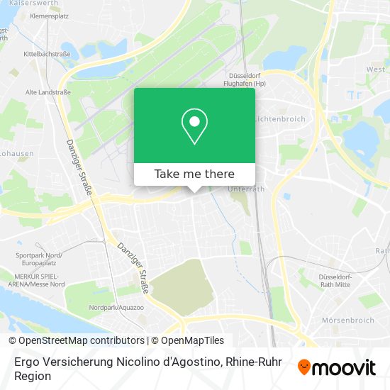 Ergo Versicherung Nicolino d'Agostino map