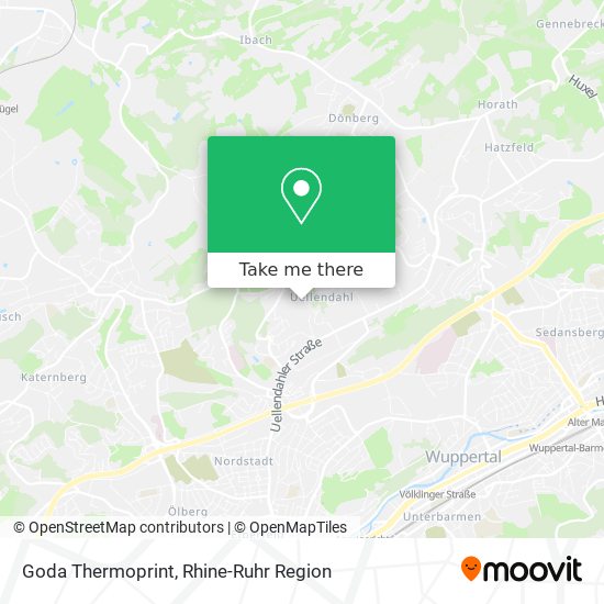 Goda Thermoprint map