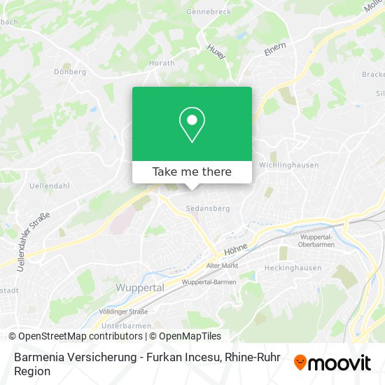 Barmenia Versicherung - Furkan Incesu map