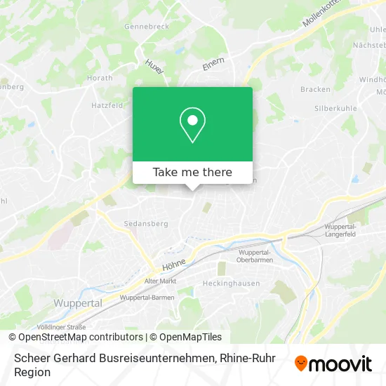 Карта Scheer Gerhard Busreiseunternehmen