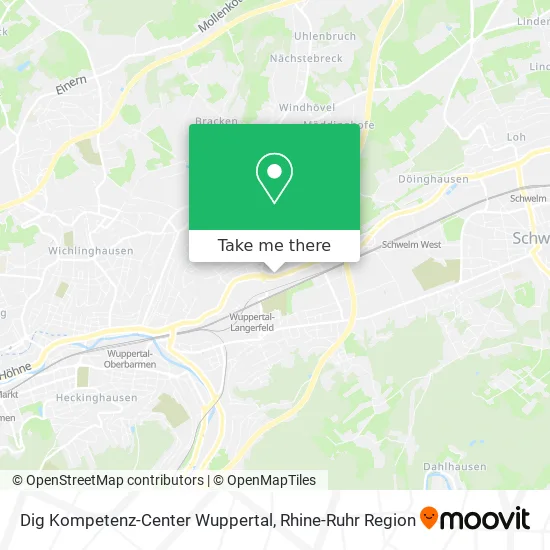 Карта Dig Kompetenz-Center Wuppertal