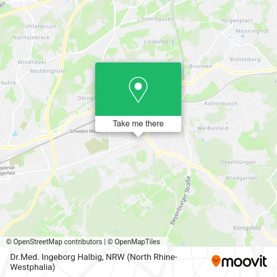 Карта Dr.Med. Ingeborg Halbig