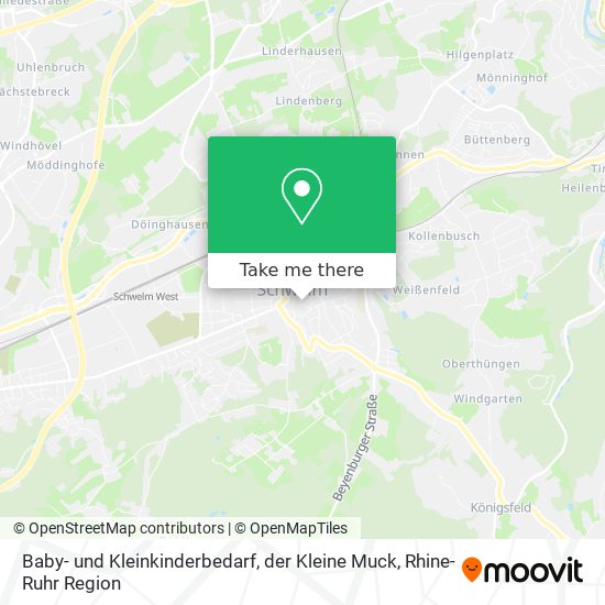 Baby- und Kleinkinderbedarf, der Kleine Muck map