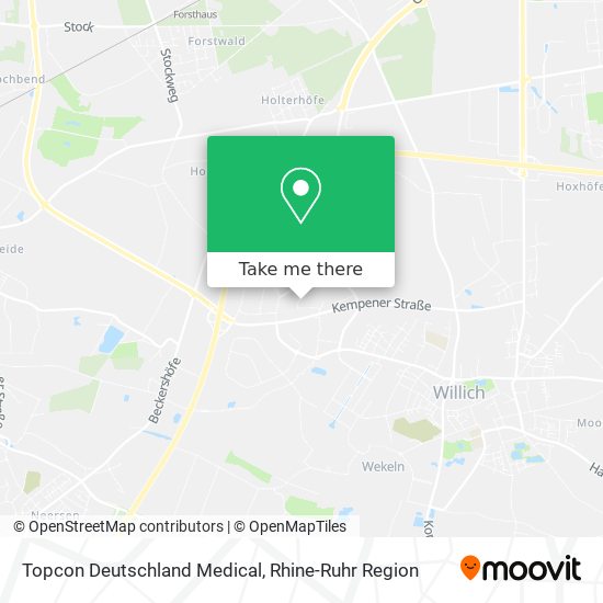 Topcon Deutschland Medical map