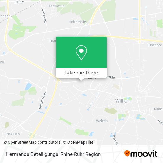 Hermanos Beteiligungs map