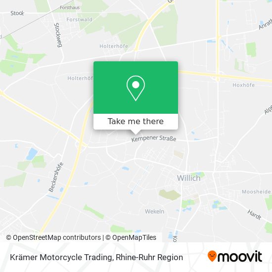 Карта Krämer Motorcycle Trading