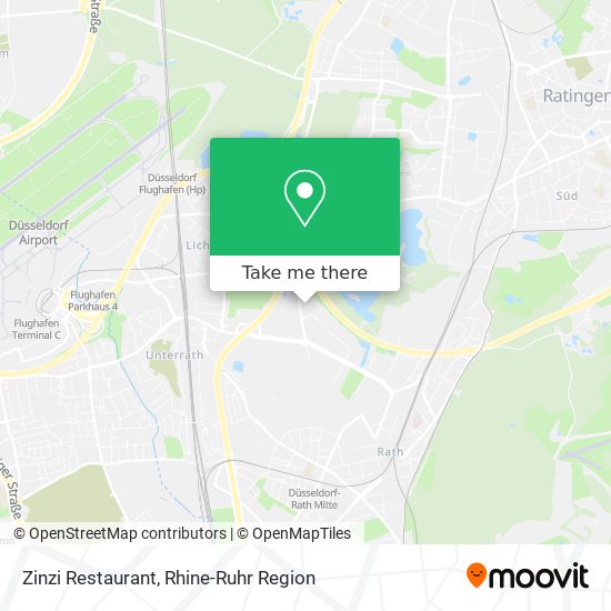 Карта Zinzi Restaurant