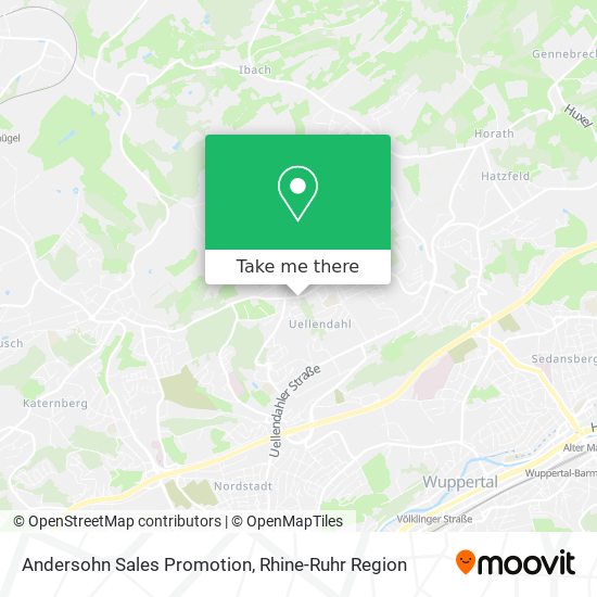 Andersohn Sales Promotion map