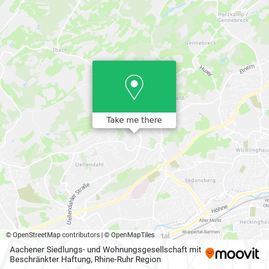 Aachener Siedlungs- und Wohnungsgesellschaft mit Beschränkter Haftung map