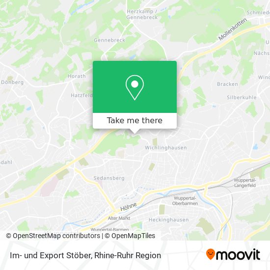 Im- und Export Stöber map