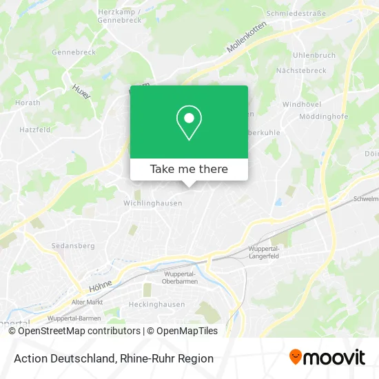 Карта Action Deutschland