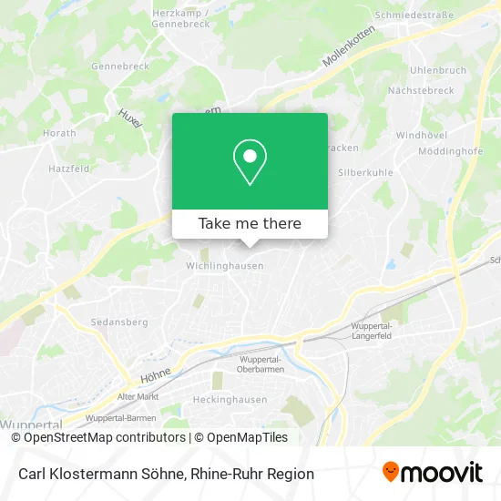 Карта Carl Klostermann Söhne