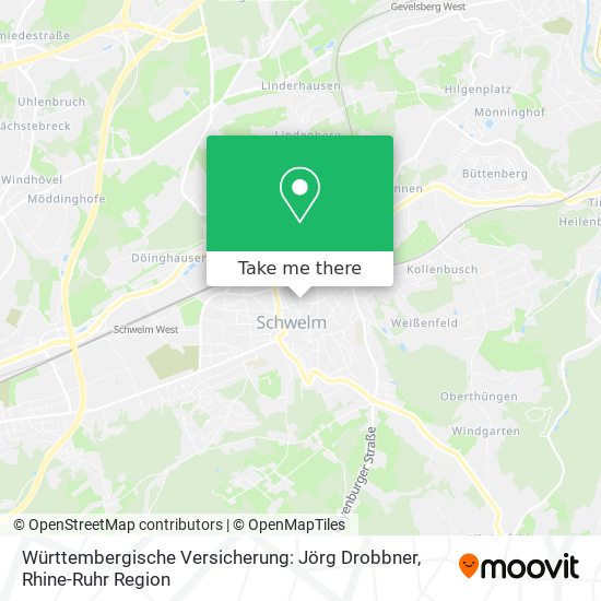 Württembergische Versicherung: Jörg Drobbner map