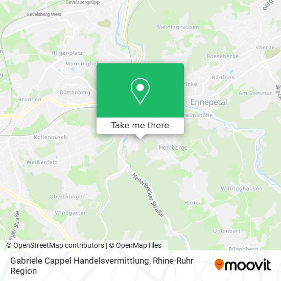 Gabriele Cappel Handelsvermittlung map