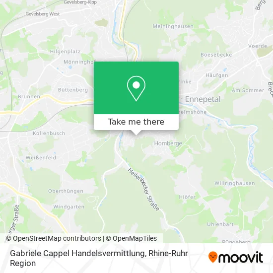 Карта Gabriele Cappel Handelsvermittlung